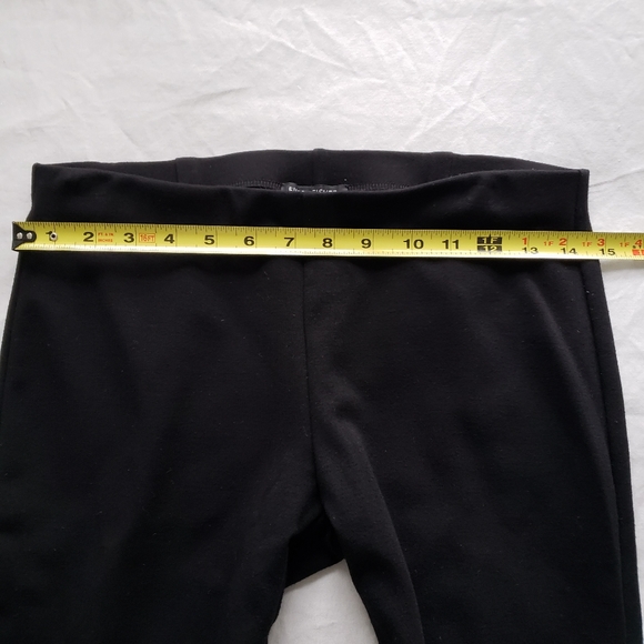 Eileen Fisher Black Slim Straight Leg Pants - Picture 4 of 6